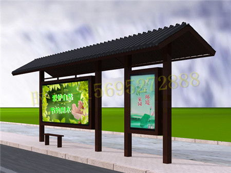 济南公交站台候车亭 高品质、低价格与广告设计的完美结合